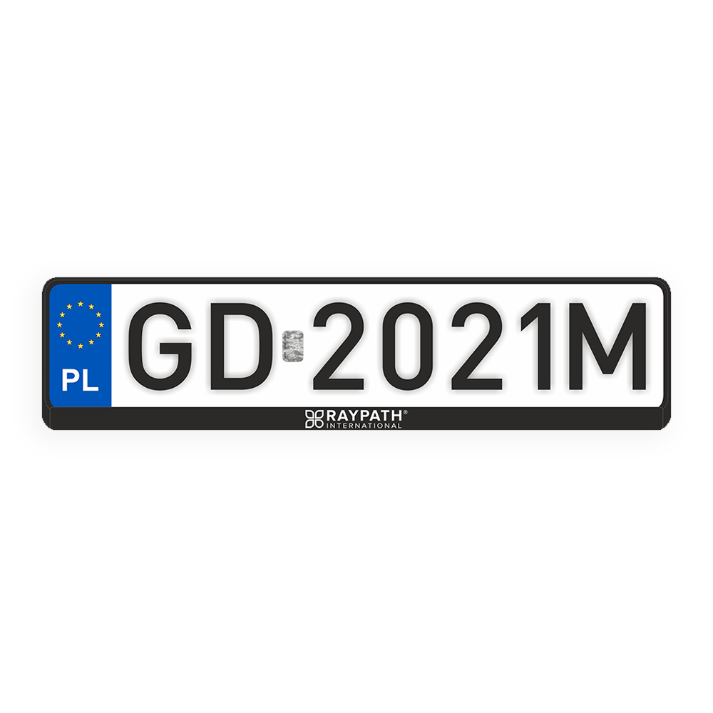 License plate frame