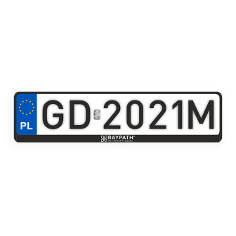 License plate frame