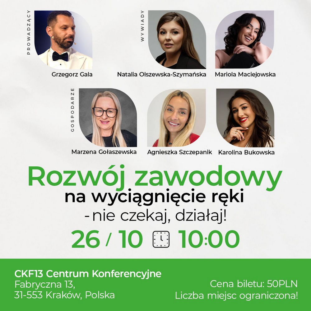 Invitation to the training course Consultant KRAKÓW