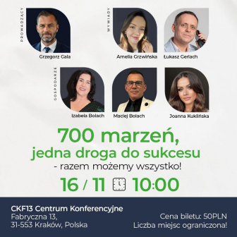 Invitation to the training course Consultant KRAKÓW