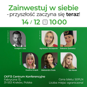 Invitation to the training course Consultant KRAKÓW