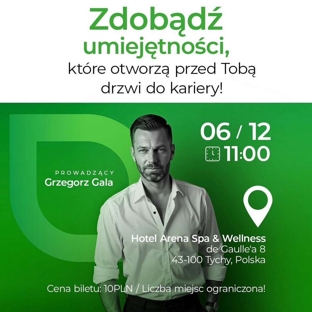 Zaproszenie na szkolenie Konsultant TYCHY