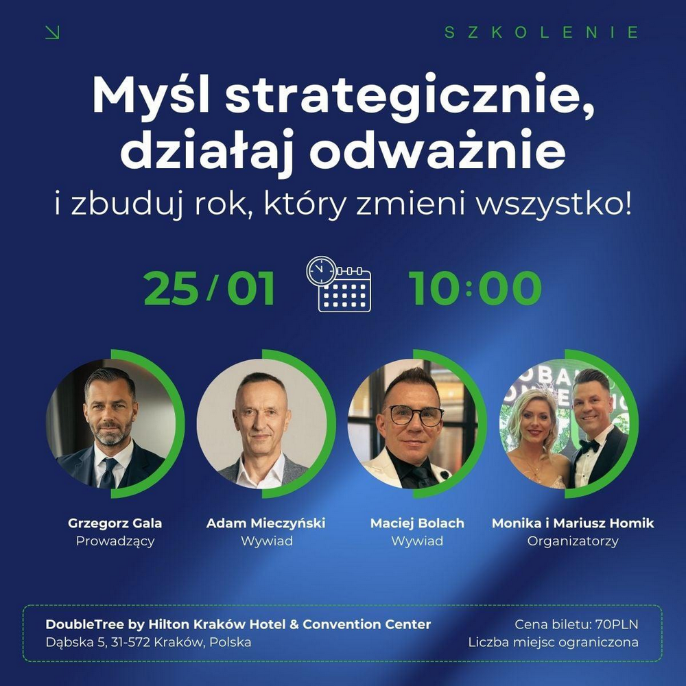 Invitation to the training course Consultant KRAKÓW