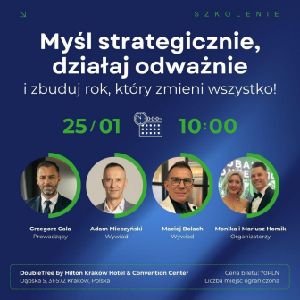 Invitation to the training course Consultant KRAKÓW