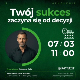 Zaproszenie na szkolenie Konsultant TYCHY