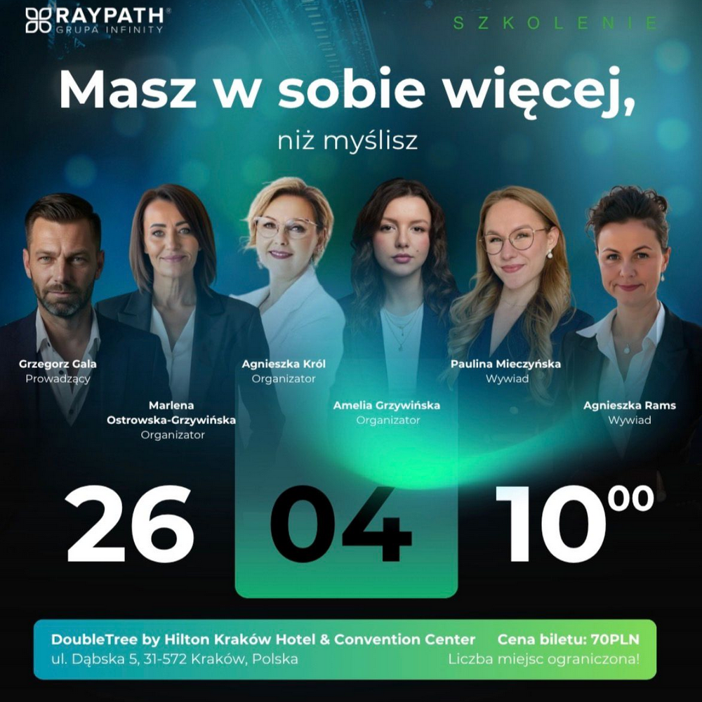 Invitation to the training course Consultant KRAKÓW