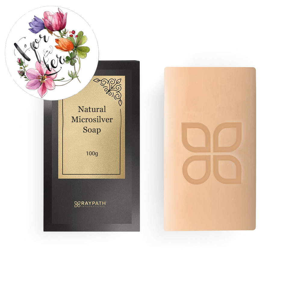 Grey soap with Nanosilver in a box 100g